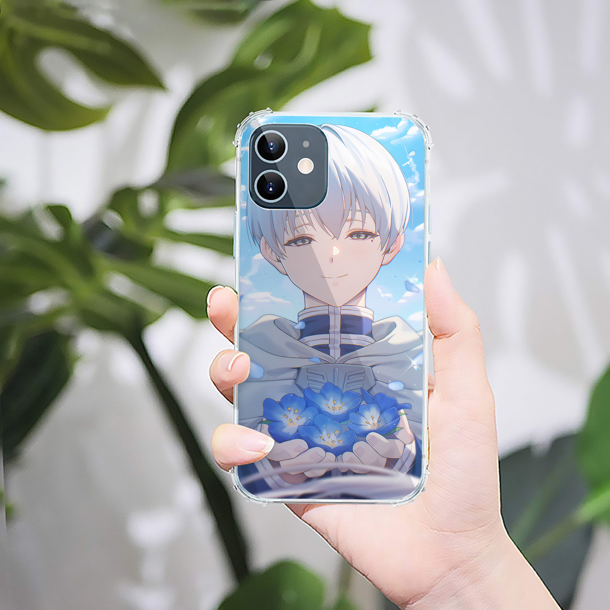（画像用） 葬送のフリーレン Frieren 【iPhone 12シリーズ対応】透明スマホケース（クリアソフトケース）